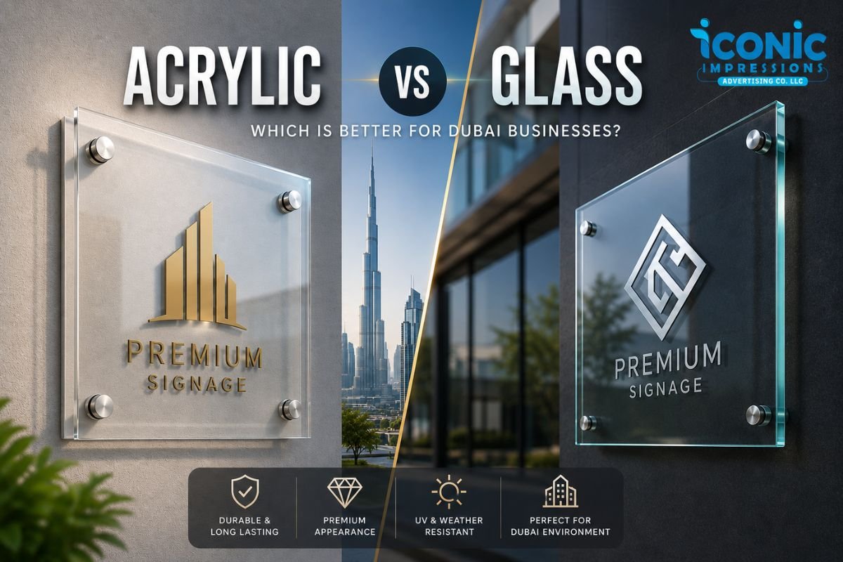 Acrylic vs Glass: Which Is Better for Dubai Businesses