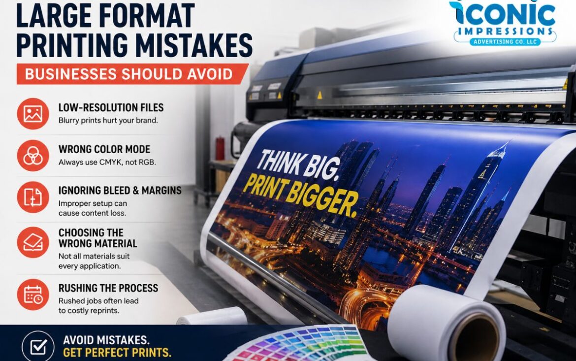 Large Format Printing Mistakes Businesses Should Avoid