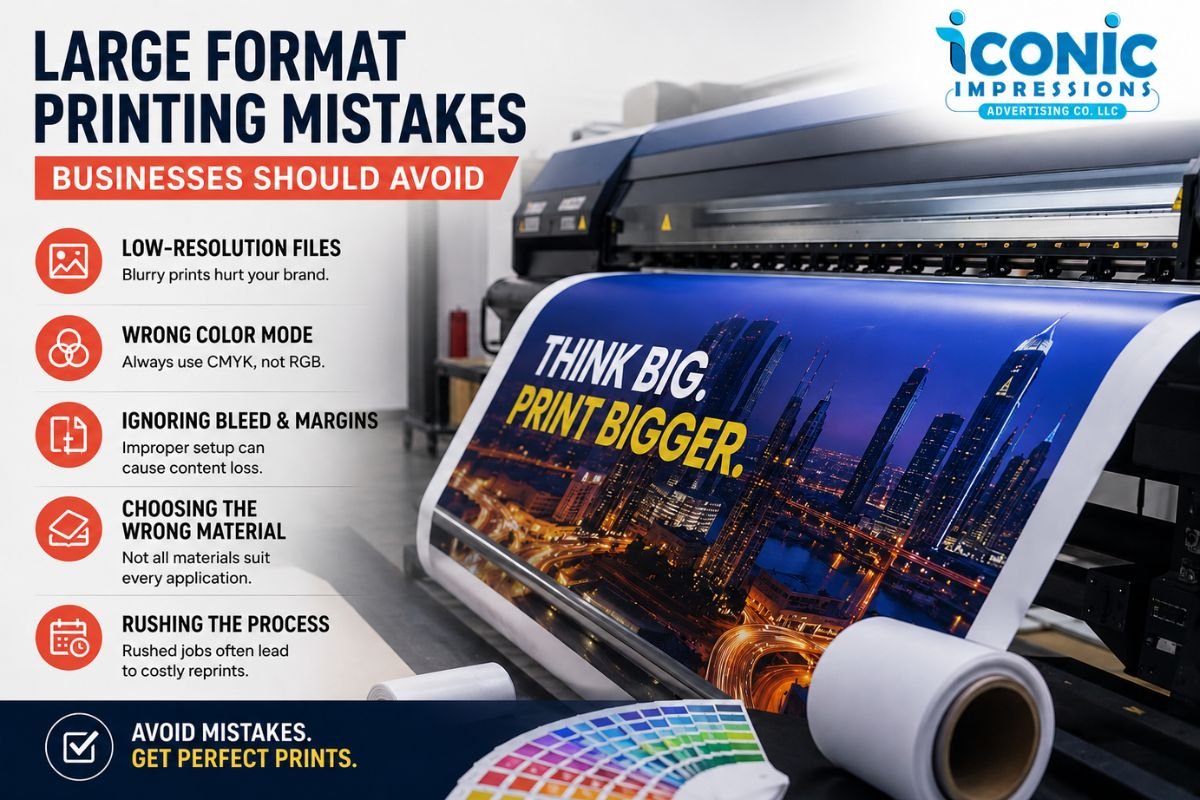 Large Format Printing Mistakes Businesses Should Avoid