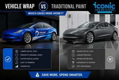 Vehicle Wrap vs Traditional Paint: Which Saves More Money