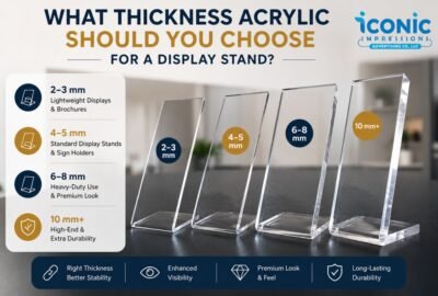What Thickness Acrylic Should You Choose for a Display Stand
