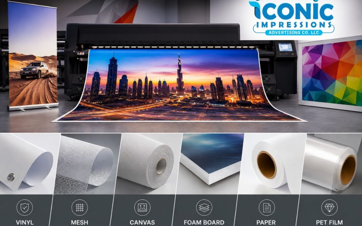 Which Materials Work Best for Large Format Printing UAE