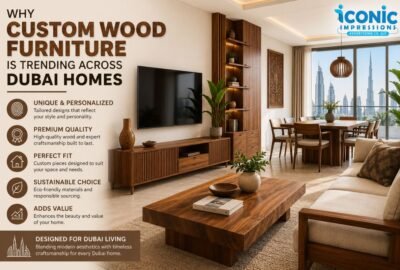 Why Custom Wood Furniture Is Trending Across Dubai Homes