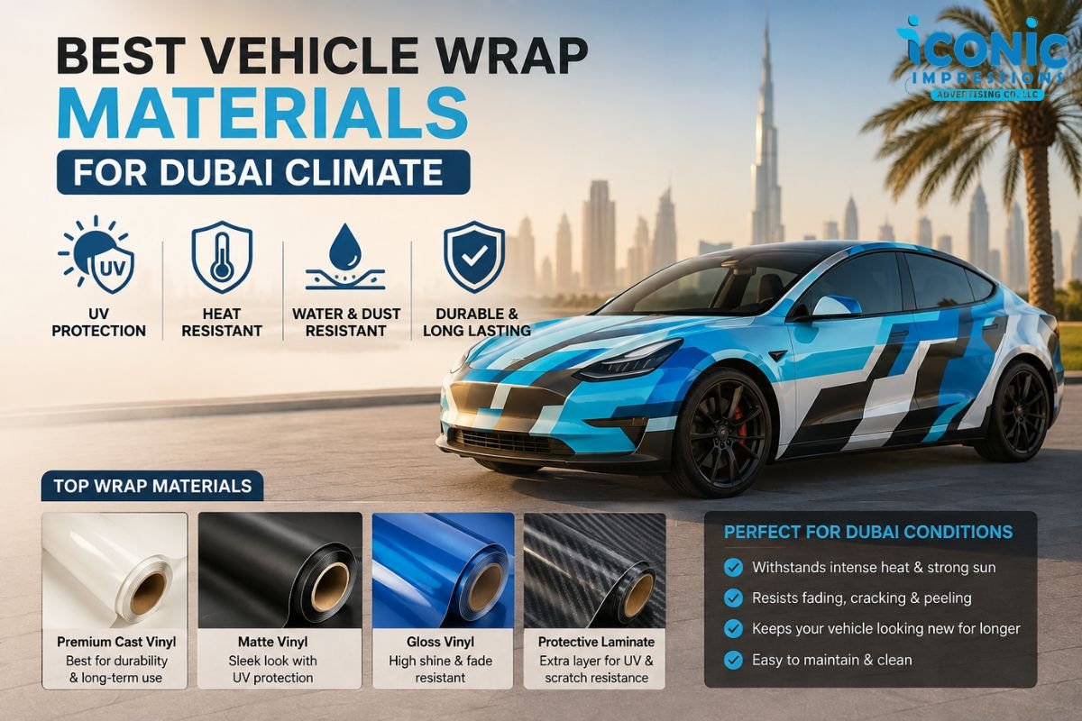 Best Vehicle Wrap Materials for Dubai Climate