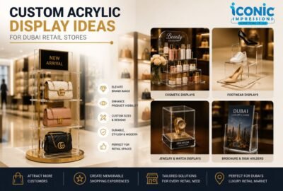 Custom Acrylic Display Ideas for Dubai Retail Stores