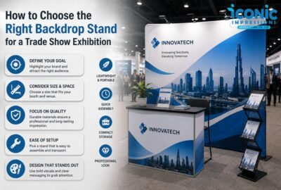 How to Choose the Right Backdrop Stand for a Trade Show Exhibition