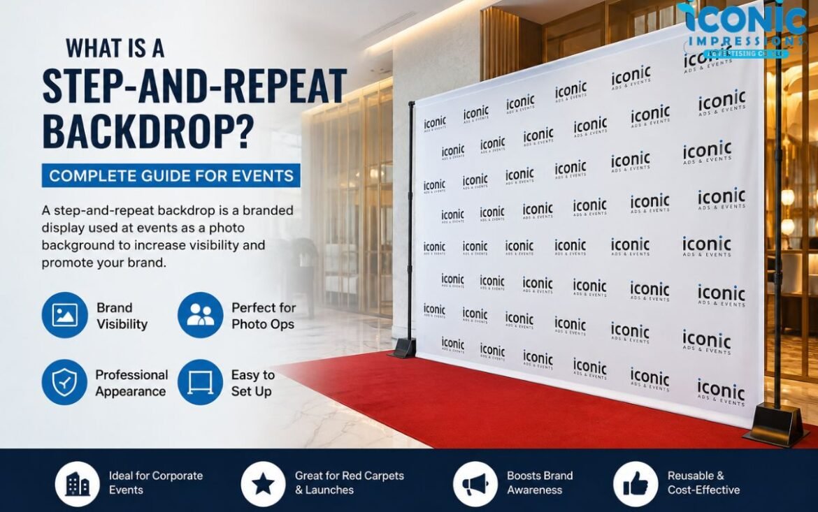 What Is a Step-and-Repeat Backdrop Complete Guide for Events