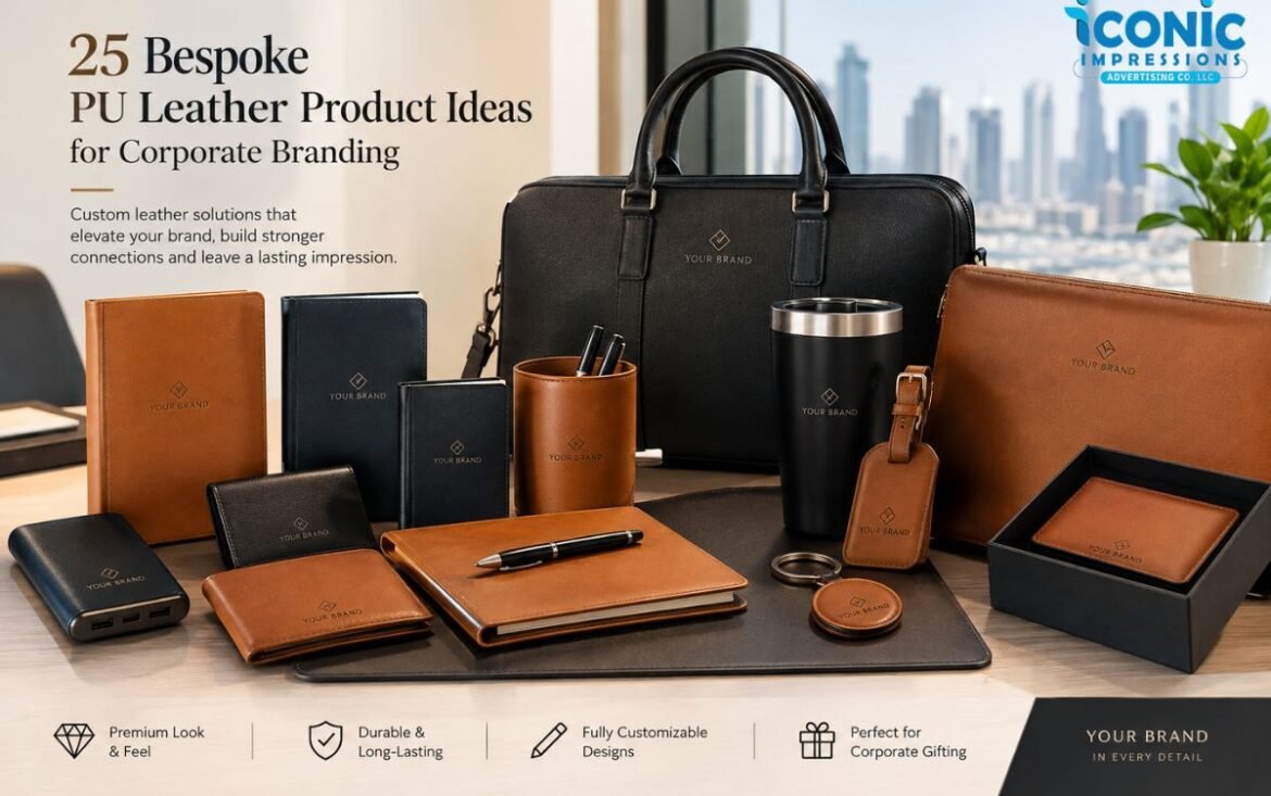 25 Bespoke PU Leather Product Ideas for Corporate Branding
