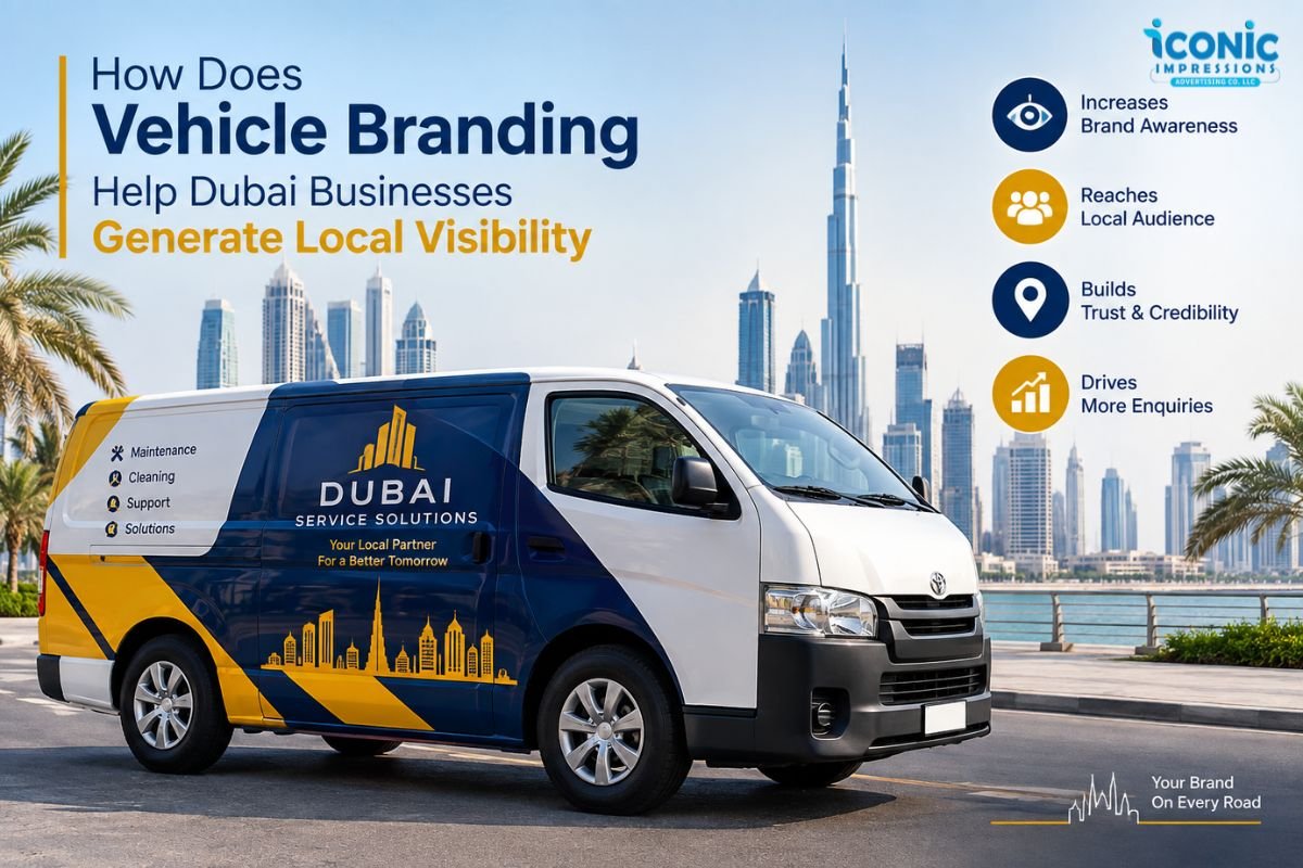 How Does Vehicle Branding Help Dubai Businesses Generate Local Visibility