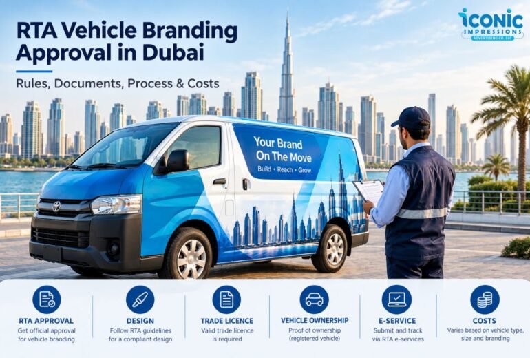 RTA Vehicle Branding Approval in Dubai Rules, Documents, Process & Costs